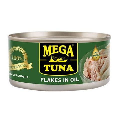 Mega Tuna Flakes in Oil 180g .